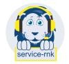 Logo des Chatbots mit Text "service-rnk"